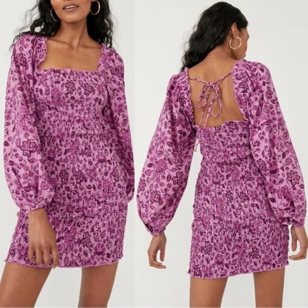 Free People Smock It To Me Dress NWOT